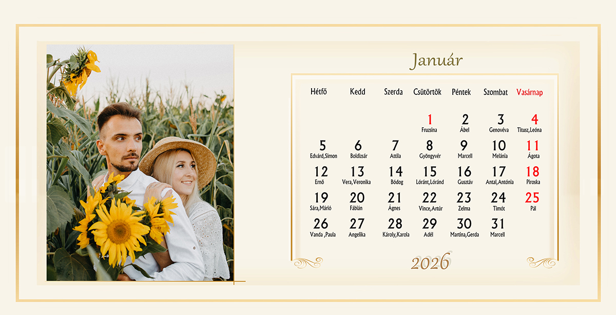 Naptár-12NA-7029Á