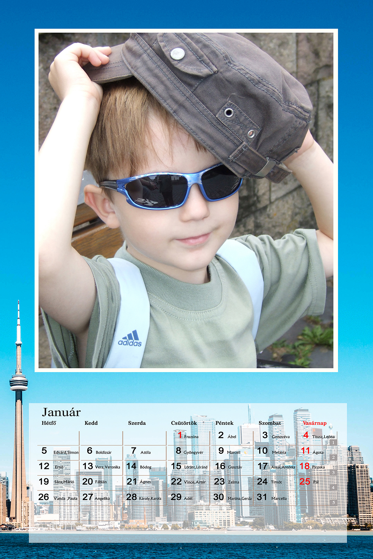 Naptár -13NF-9044Á